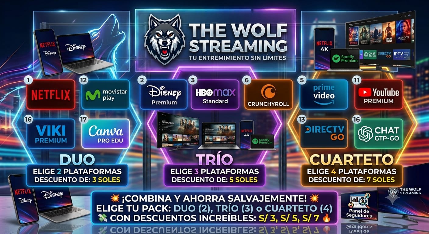 Promociones The Wolf Streaming